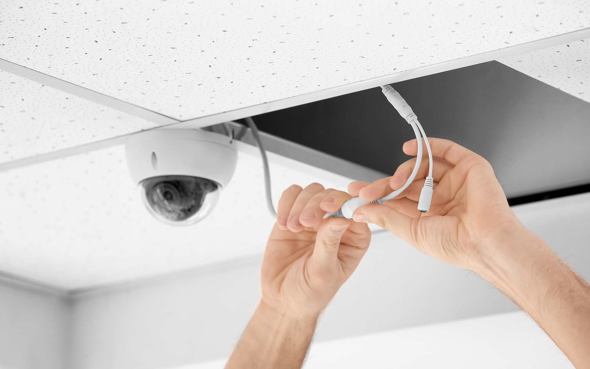 A2B Electrical's electricians can wire up CCTV cameras for properties in Maidstone and the local area. 